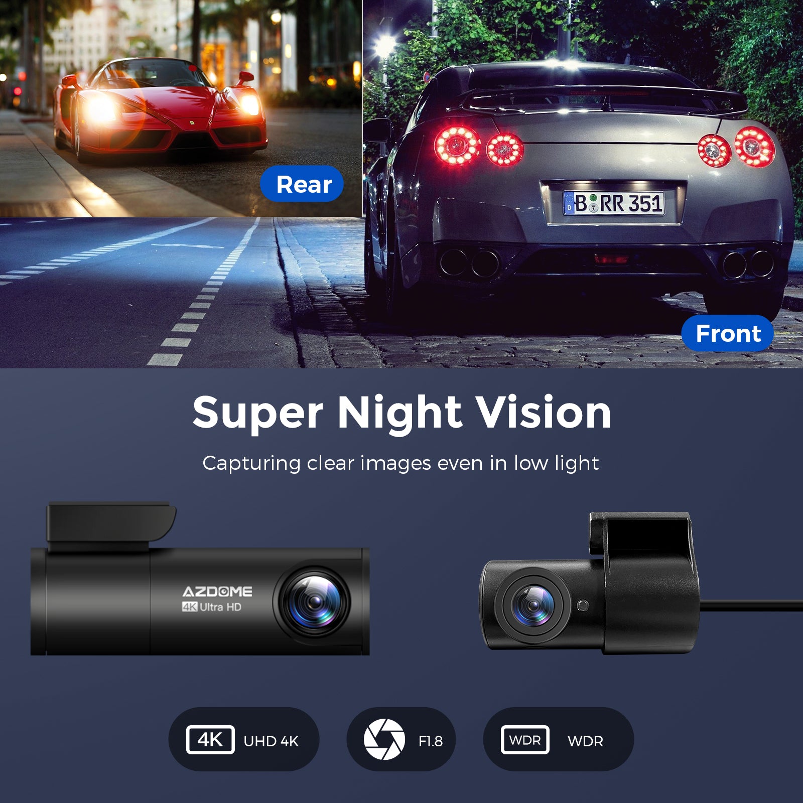 AZDOME M300S Super Night Vision
